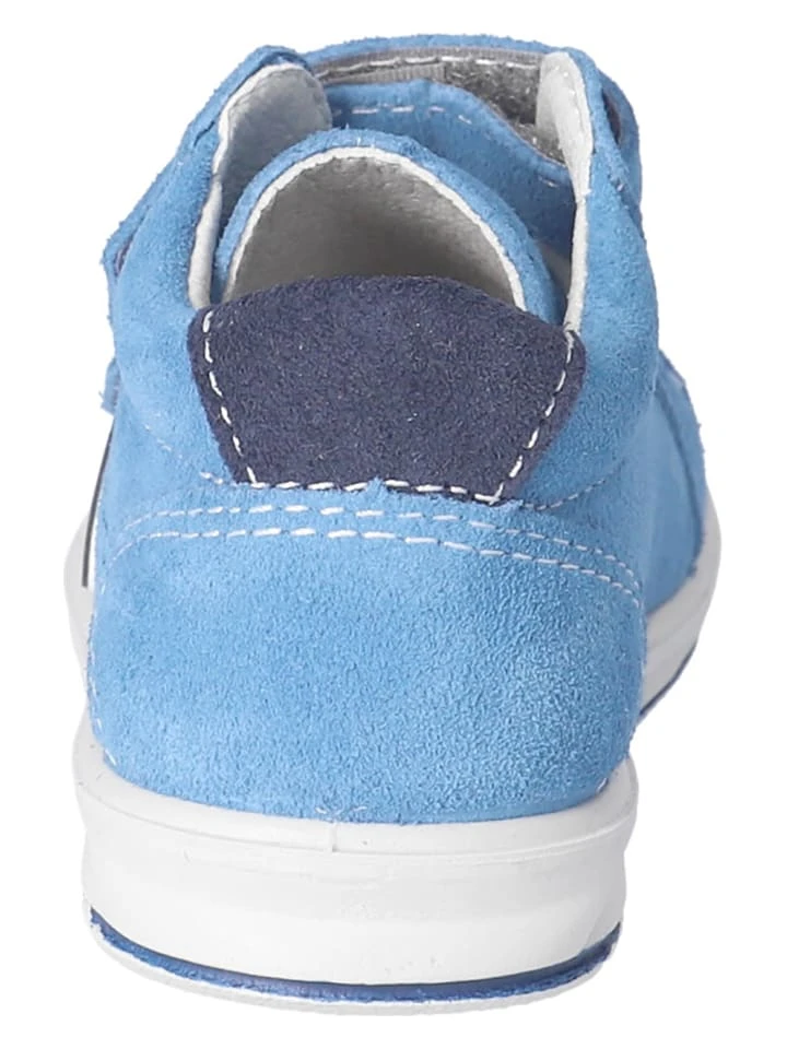 Leder-Sneakers "Linu" In Hellblau – Bild 3