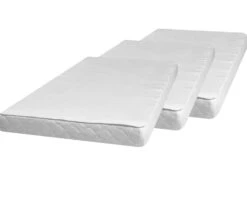 Playshoes Molton/Frottee-Betteinlage 40x50cm 3er Pack In Weiß