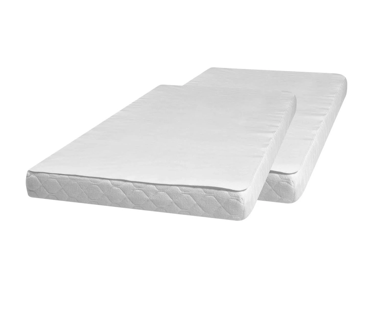 Playshoes Molton/Frottee-Betteinlage 50x70 Cm 2er Pack In Weiß
