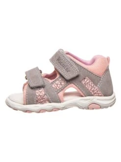 Sandalen In Grau/ Rosa
