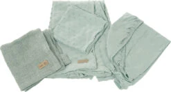 Roba Geschenkset BIO-Jersey Schlafen Klein Lil Planet Frosty Green - Wiegenbettw...