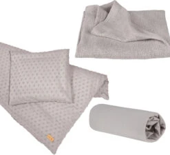 Roba Geschenkset BIO-Jersey Schlafen Klein Lil Planet Grau