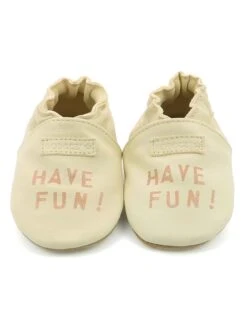 ROBEEZ Leder-Krabbelschuhe "Have Fun" In Beige