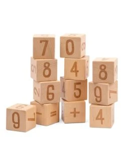 Sebra 12tlg. Bausteine-Set "Zahlen" - Ab Geburt