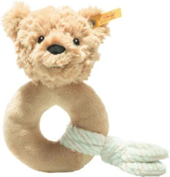 Steiff Soft Cuddly Friends Jimmy Teddybär Greifling Mit Rassel, 14 Cm