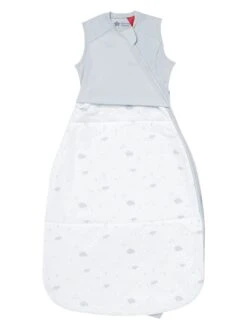 Babyschlafsack In Weiß/ Hellblau