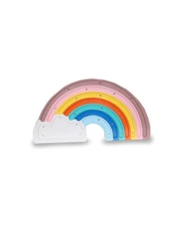 Holz-Nachtlicht "Rainbow" In Bunt - (B)37 X (H)20 Cm
