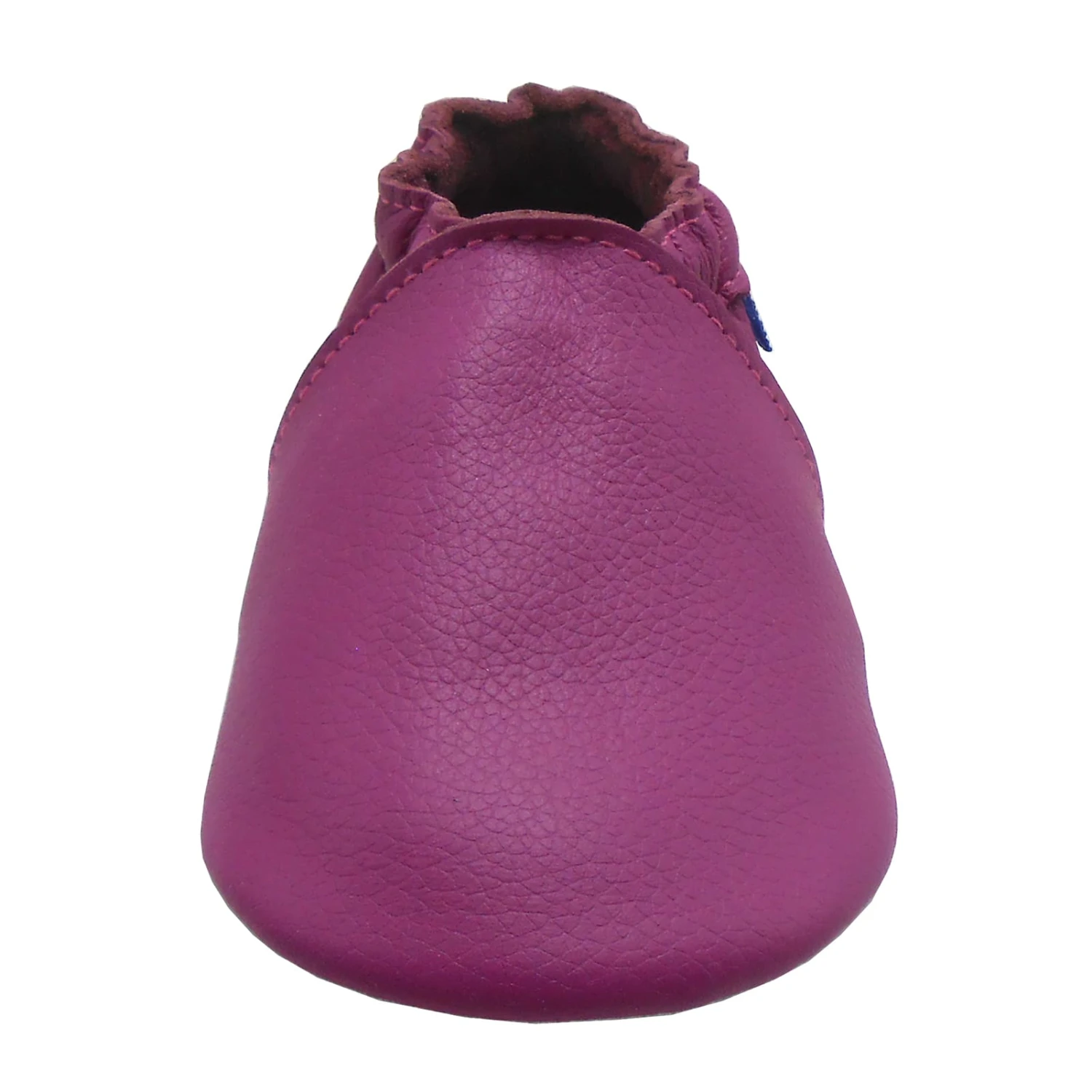 Baby Krabbelschuhe In Einfarbig Lila – Bild 2